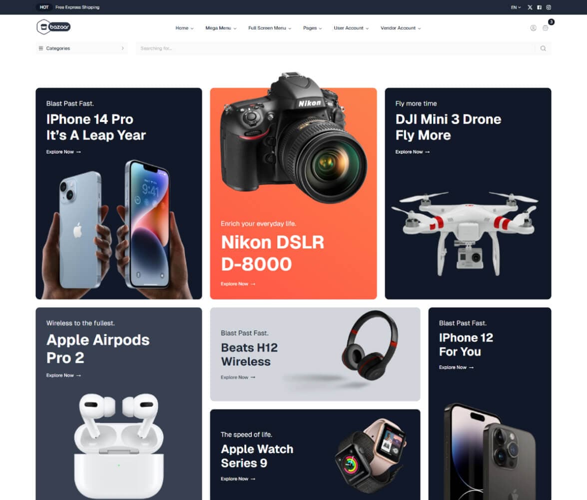 Gadget demo preview screenshot