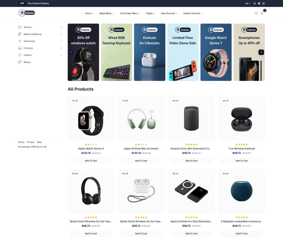 Gadget demo preview screenshot