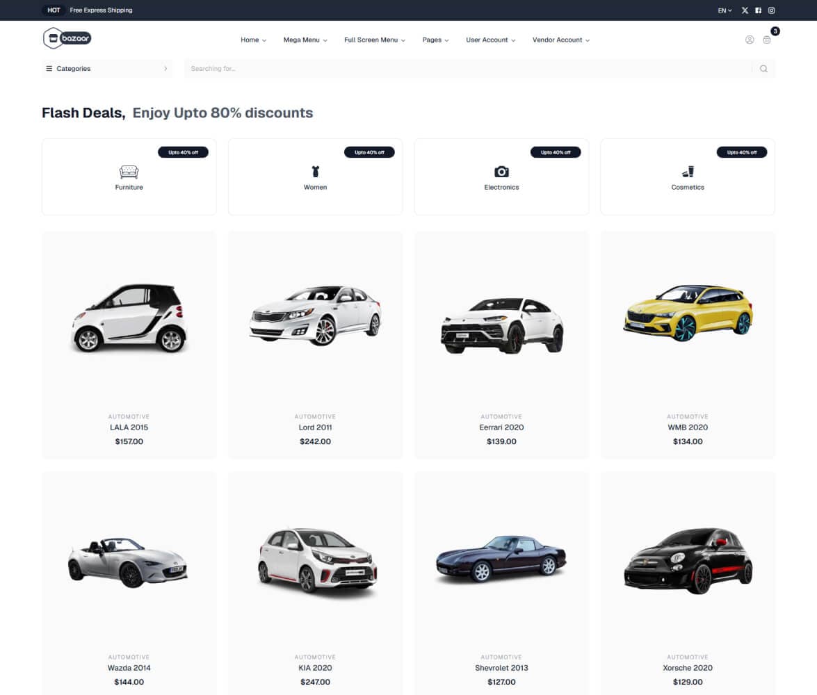 Sale Page demo preview screenshot